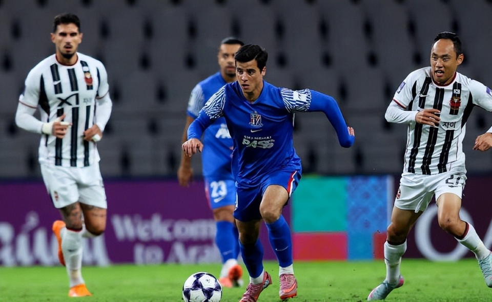 带球从中路, 分钟申花掌